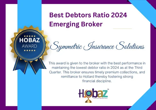Best Debtors Ratio — Emerging Broker certificate